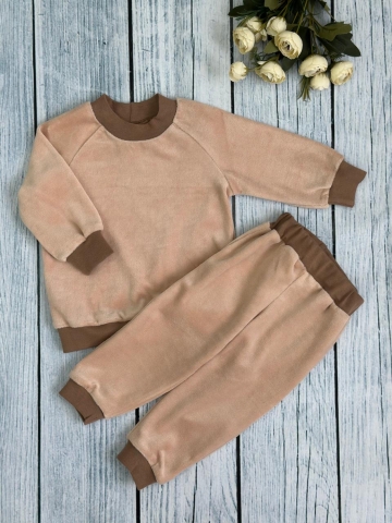 Купить оптом 343. Костюм ясельный, 80% хлопок, 20% ПЭ 80-86-92 в Ялте